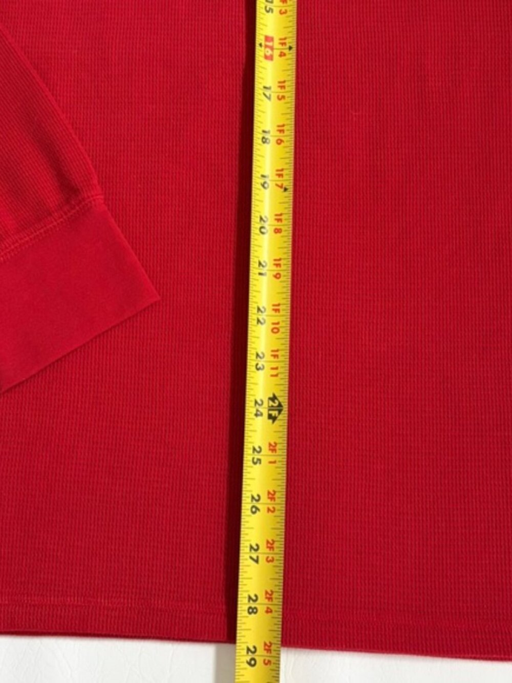 Polo Ralph Lauren Men’s Shirt Bear Red Crew Neck Long Sleeve Thermal Top XL - Picture 11 of 12